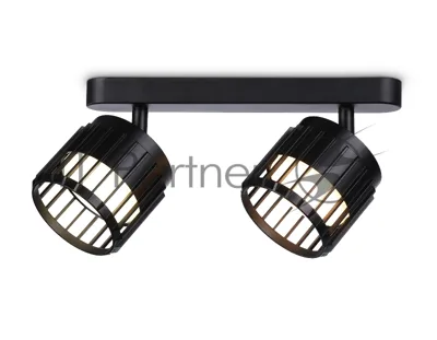 Светильник Ambrella light TN71163/2 BK черный GX53/2 260*100*125