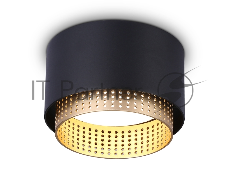 Светильник Ambrella light TN71275 BK/GD черный/золото GX53 max 12W D95*62