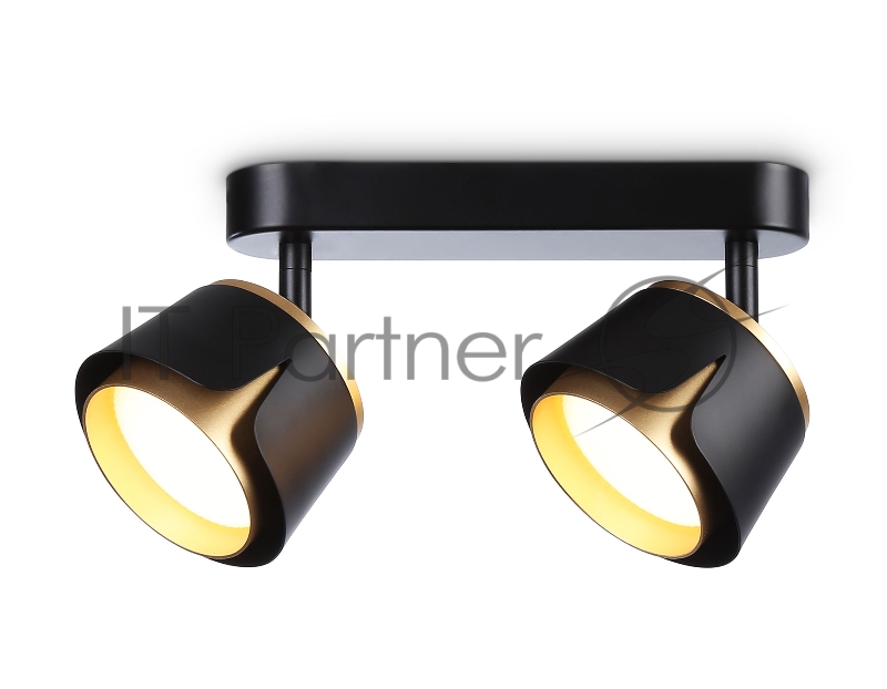 Светильник Ambrella light TN71231/2 BK/GD черный/золото GX53/2 220*100*147