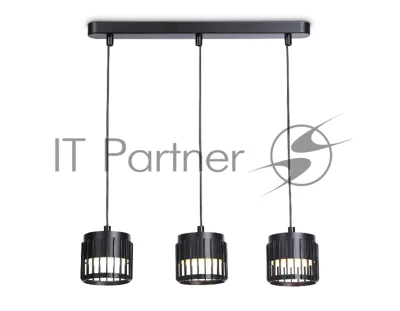 Светильник Ambrella light TN71175/3 BK черный GX53/3 400*100*1080