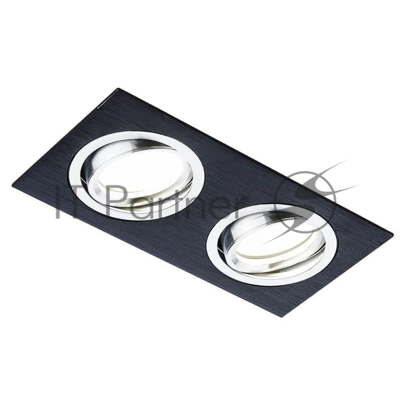Светильник встраиваемый A601/2 BK сатин/черный MR16
