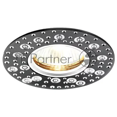 Светильник встраиваемый A801 BK/AL сатин/черный MR16