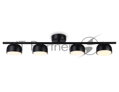 Светильник Ambrella light TN71029/4 BK черный GX53/4 max 12W 600*80*140