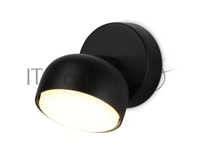 Светильник Ambrella light TN71009 BK черный GX53 max 12W D80*90