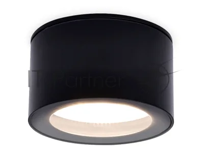 Светильник Ambrella light TN6523 SBK черный песок IP44 GX53 D85*50