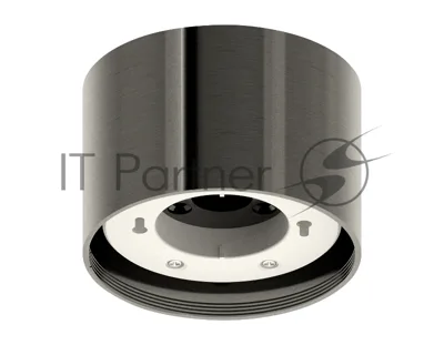 Корпус светильника C8115 DCH черый хром D85*H60mm GX53