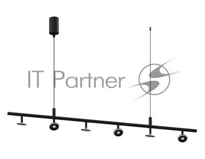 Корпус светильника C9006/6 SBK черный песок 1200*60*1200mm MR16 GU5.3/6