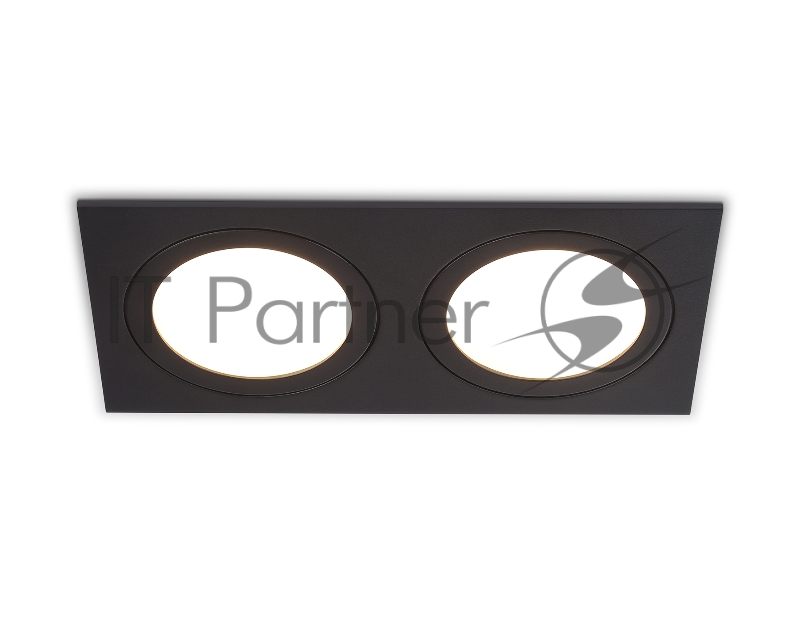 Светильник Ambrella light TN6615/2 BK черный IP44 GX53/2 max 15W 215*110*24