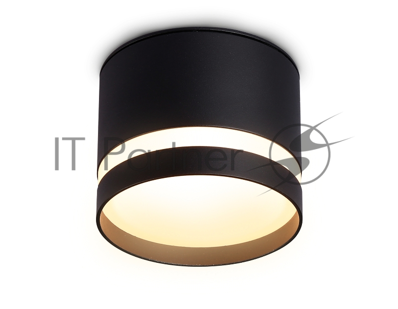 Светильник Ambrella light TN6572 BK черный IP44 GX53 max 15W D82*65