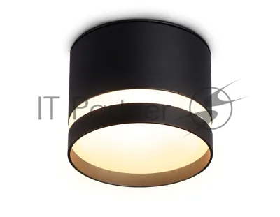 Светильник Ambrella light TN6572 BK черный IP44 GX53 max 15W D82*65