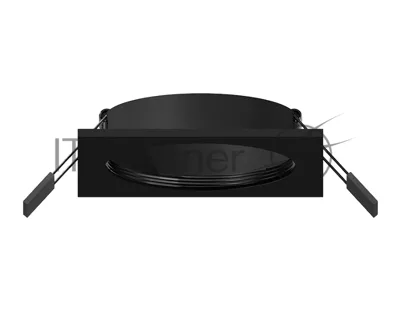 Корпус светильника C6521 SBK черный песок 80*80*H25mm MR16 GU5.3