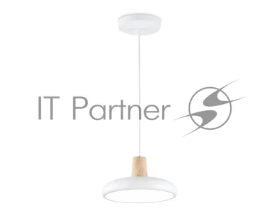 Светильник Ambrella light FL4838 WH/WD белый/дерево 24W 3000-6000K D200*800 (без ПДУ)