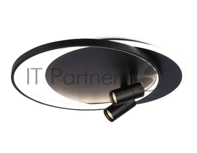 Светильник Ambrella light FL51393/1+2 BK черный 3000K-6400K 65W 560*480*120 (ПДУ РАДИО 2.4G)