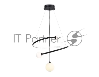 Светильник Ambrella light FL66303 BK черный 39W 3000K-6400K+G9 D500*1200 (ПДУ ИК)
