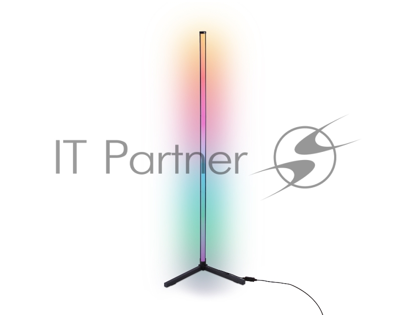 Светильник Ambrella light FL8022 BK черный LED 15W RGB D32*1250 (ПДУ РАДИО 2.4G)