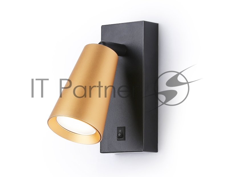 Светильник Ambrella light TA13142 BK/GD черный/золото GU10 max 12W 140*60*90