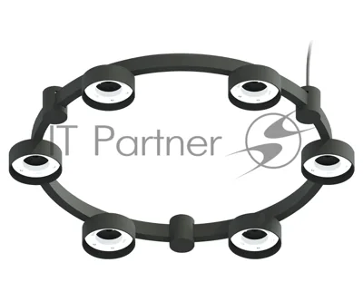 Корпус светильника C9232/6 SBK черный песок D550*70.5mm GX53/6