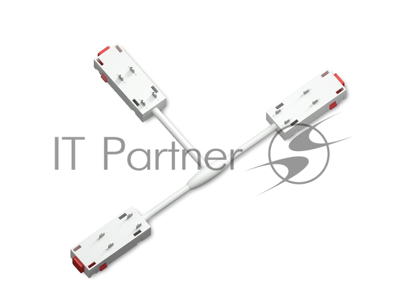 GL1113 WH белый коннектор питания T-образный для шинопровода Magnetic 220V 250*150*18