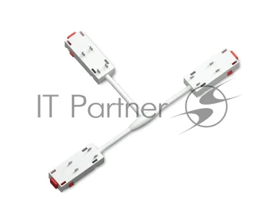 GL1113 WH белый коннектор питания T-образный для шинопровода Magnetic 220V 250*150*18