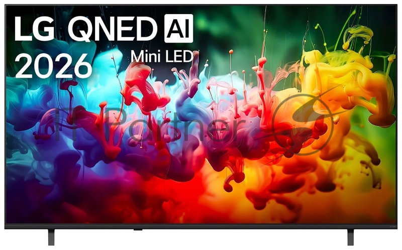 Телевизор LG 85" 85QNED70B6A.ARUG черный QNED UHD 60Hz Smart TV webOS