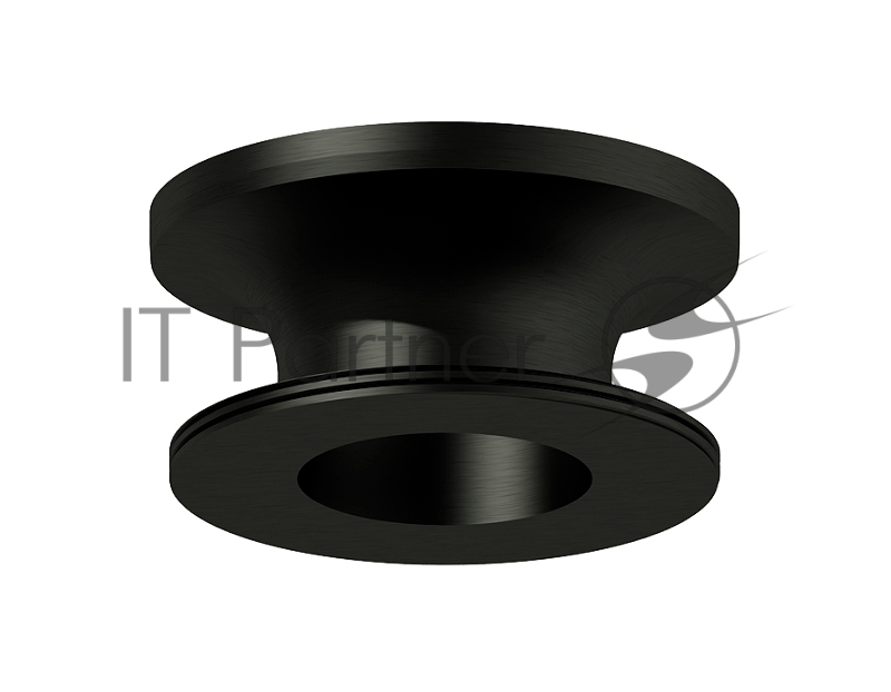 Насадка для корпуса светильника N7926 PBK черный полированный D70*H28mm Out25mm