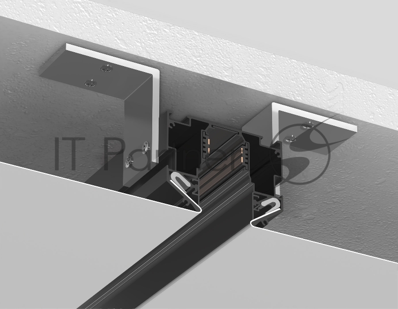 Шинопровод GL3349 BK черный IP20 48V 3000*62,5*51,5