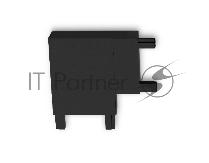 Коннектор для накладного шинопровода 36*36*6 GV1116 BK черный угловой
