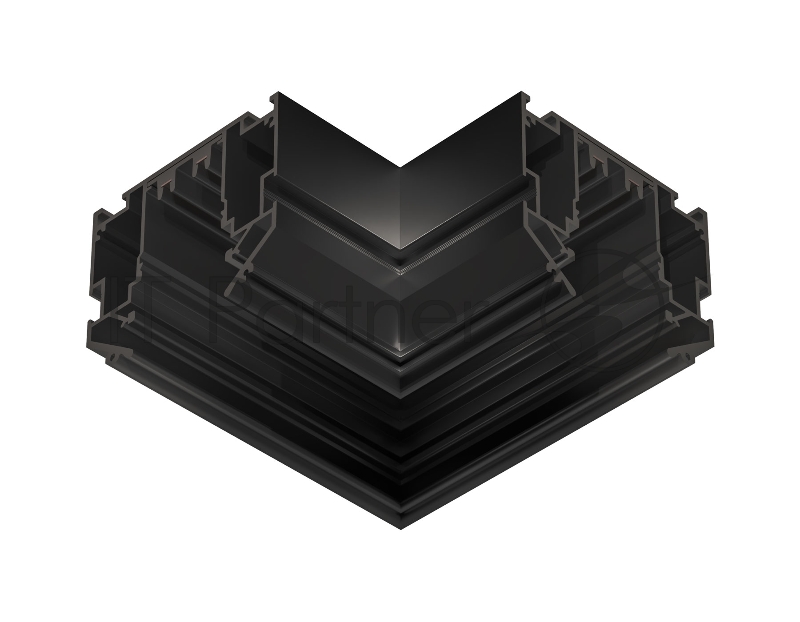 Коннектор угловой 90° для шинопровода GL1049 BK черный 220V 90*90