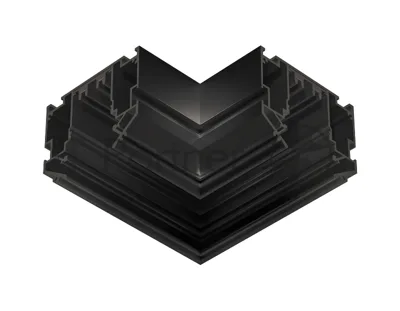 Коннектор угловой 90° для шинопровода GL1049 BK черный 220V 90*90