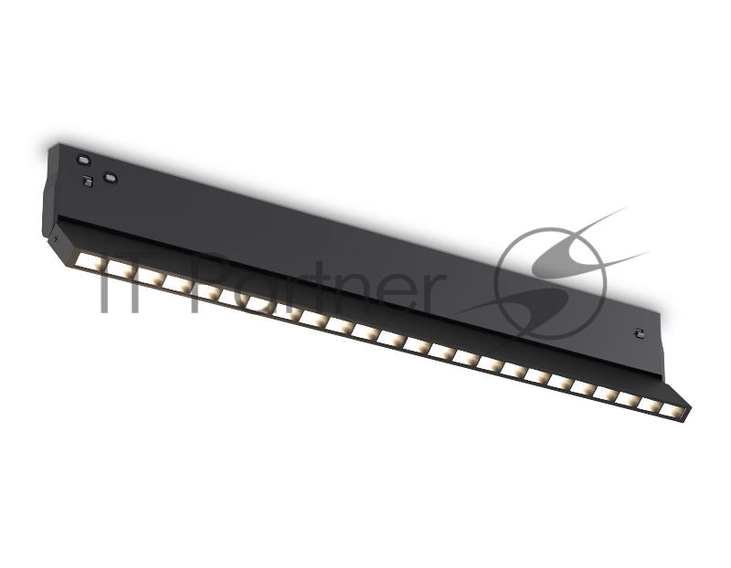 Трековый светильник GL2365 BK черный IP20 20W 3CCT 3000-6400K 48V 400*10*73