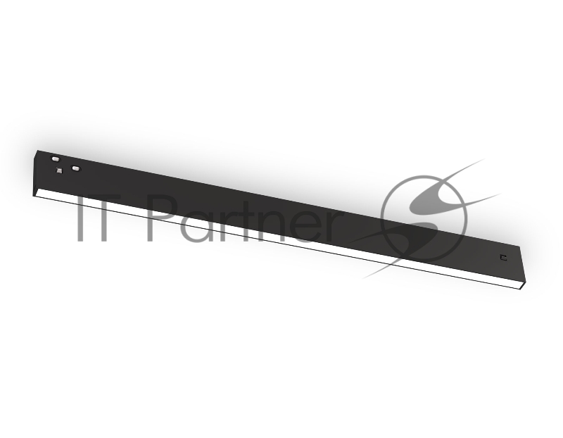 Трековый светильник GL2325 BK черный IP20 20W 3CCT 3000-6400K 48V 400*10*37