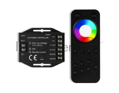 Контроллер GS11461 RGBW 24A 12V 288W/ 24V 576W (ПДУ Радио 2.4G AAA)