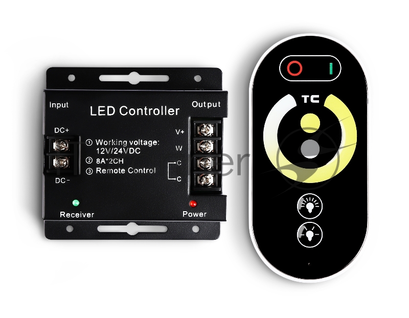 Контроллер GS11151 CCT 16A 12V 192W/ 24V 384W (ПДУ Радио 2.4G AAA)