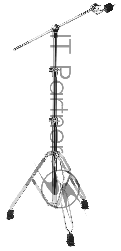 Стойка STAGG LBD-52 двойная "журавль" для тарелки, 52 серии, 3-х секционная прочная металлическая конструкция, диаметры трубок 25 мм, 22 мм, 19 мм, двойные ножки, максимальная высота 180 см, длина стрелы 39 см, вес 3,35 кг, отделка хром
