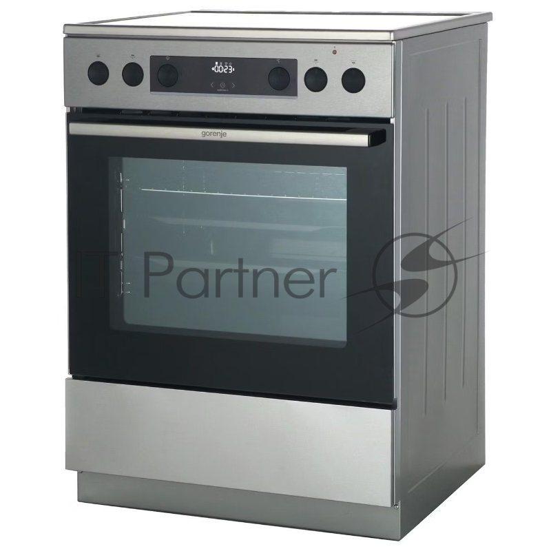 Плита электрическая Gorenje GECS6C70XPA нержавеющая сталь, конфорок 4 шт, духовка 71 л, 60 см x 85 см x 60 см