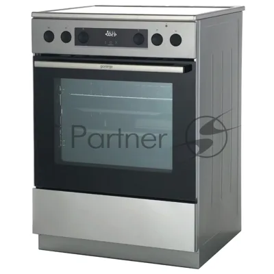 Плита электрическая Gorenje GECS6C70XPA нержавеющая сталь, конфорок 4 шт, духовка 71 л, 60 см x 85 см x 60 см
