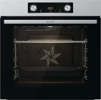 Встраиваемый электрический духовой шкаф Gorenje BO6737E02X, 77 л, 300 °C, конвекция, электрический гриль, класс A