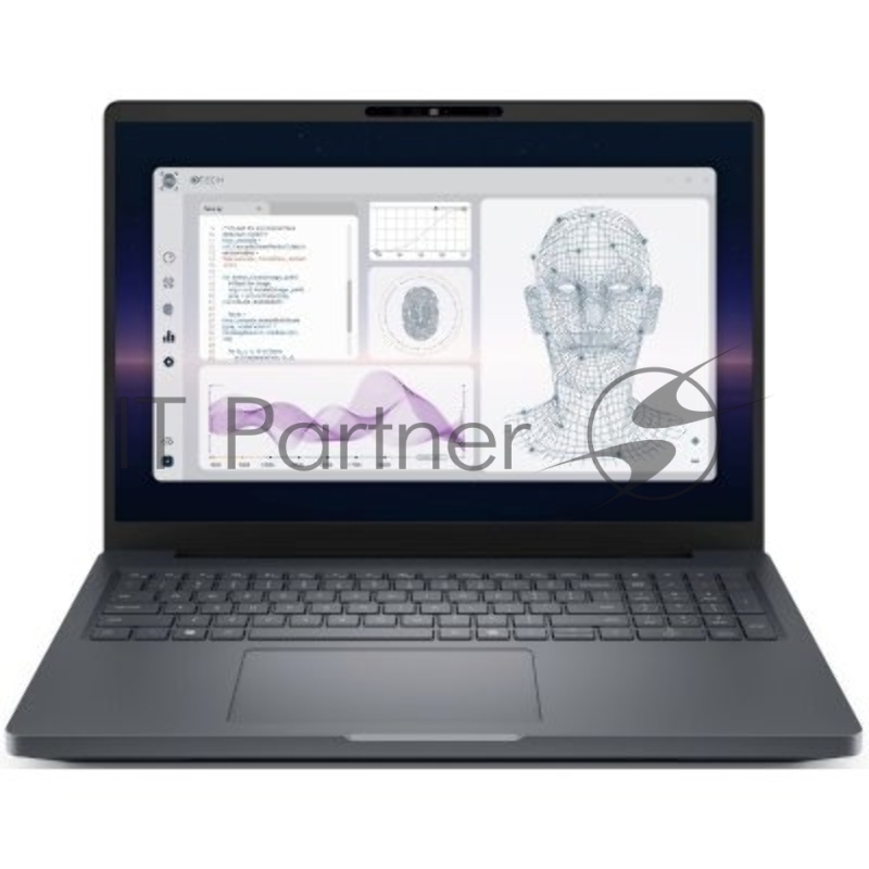 Ноутбук Dell Pro Max 16 Plus MB16250/16"/OLED/Intel Core Ultra 7 265HX/32Gb/2Tb/SSD/NVIDIA RTX PRO 3000 12Gb/Linux/черный/2.55kg