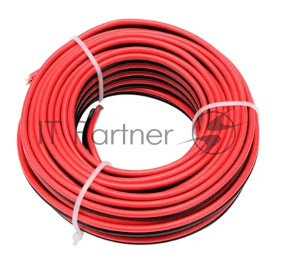 Акустический кабель Cablexpert CC-TC2Lx0.75-10M, 2x0.75мм2, 10м, черно-красный, пакет