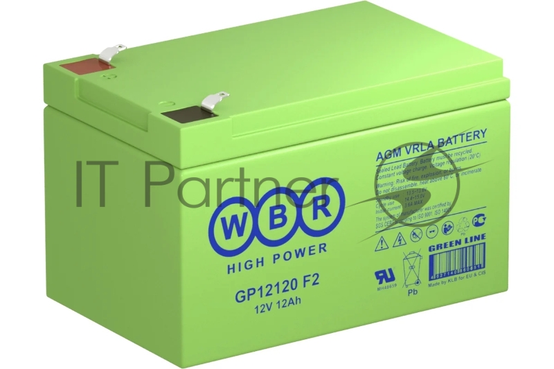 Батарея WBR GP 12120 F2 12V, 12Ah