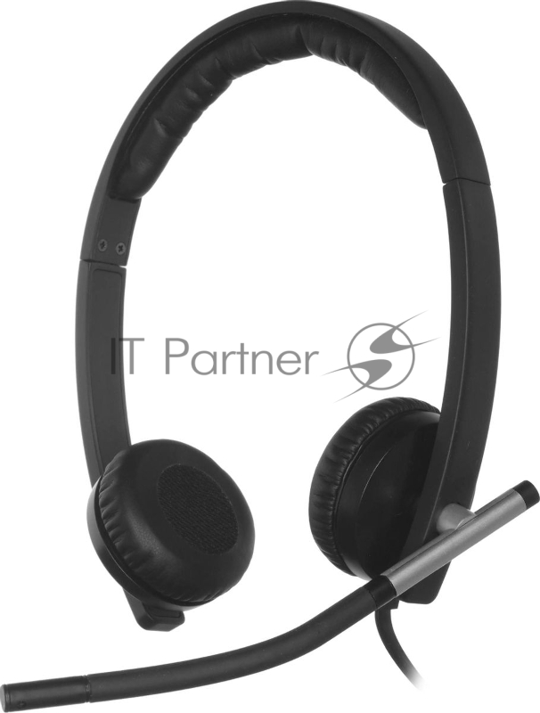 Гарнитура Logitech H650e чёрный, проводная, USB