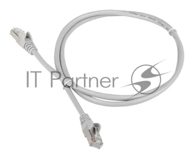 Патч-корд LANMASTER FTP TWT-45-45-1.0/S6-GY вилка RJ-45-вилка RJ-45 Cat.6 1м серый ПВХ (уп.:1шт)