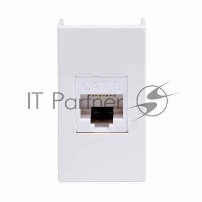 Розетка компьютерная DKC Viva 45058 RJ-45 кат.6, неэкранированная, 8P8C, Hyperline, Dual IDC, белая, 1 модуль