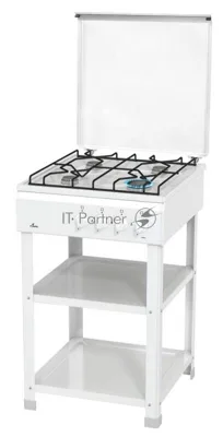 Плита газовая Flama AVG 1401 W белый,крышка