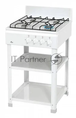 Плита газовая Flama AVG 1402 W белый,щиток, конфорок 4 шт, духовка 50 л, 50 см x 85 см x 58 см