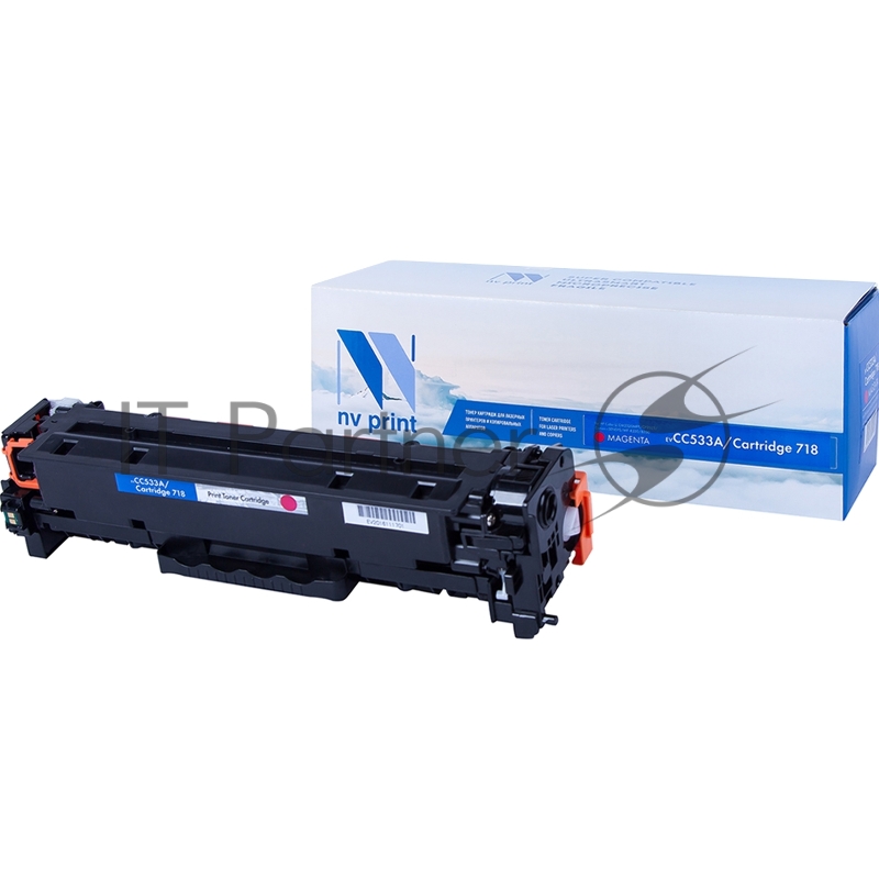 Картридж лазерный NVPrint совместимый HP CC533A/Canon 718 Magenta для для LJ Color CP2025/(2800k)