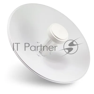 Точка доступа Ubiquiti ISP PBE-M2-400 10/100BASE-TX компл.:параболический отражатель/антенна/крепления/адаптер белый