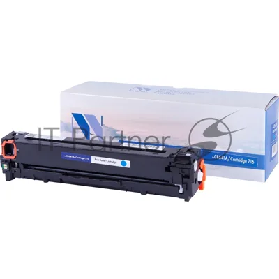 Картридж лазерный NVPrint совместимый HP CB541A/Canon 716 Cyan для LJ Color CP1215/1515/1518/(1400k)