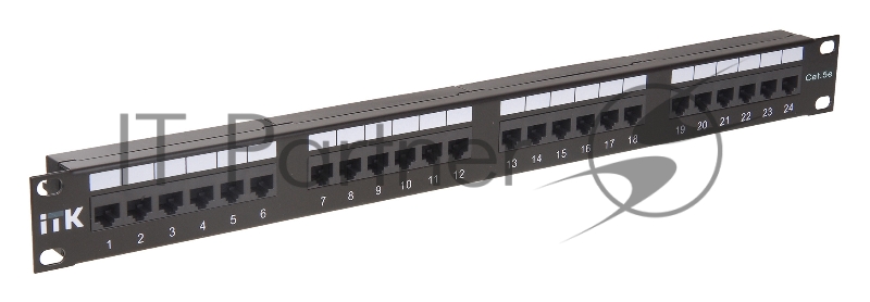 Патч-панель кат.5Е UTP, 24 порта (IDC Dual) 1U патч-панель кат.5Е UTP, 24 порта (IDC Dual)