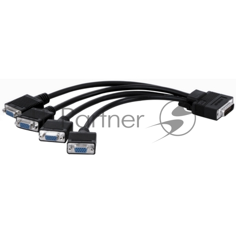 Кабель Matrox CAB-L60-4XAF Quad analog upgrade cable (Кабель для апгрейда 3-х портовой карты в 4-х портовую)